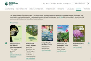 Fundus Stiftung Naturschutz Berlin Webseite